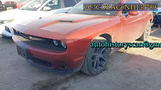 2C3CDZAG6NH137789 Dodge Challenger 2022