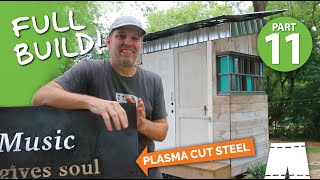 FULL BUILD – One Year To Make A Tiny Studio From Reclaimed Materials | Part 11 by GreenShortz DIY 1,481 views 1 year ago 47 minutes
