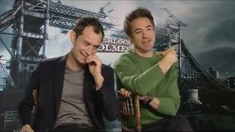 Virgin media Interview with Sherlock Holmes Stars Robert Downey Jr and Jude Law