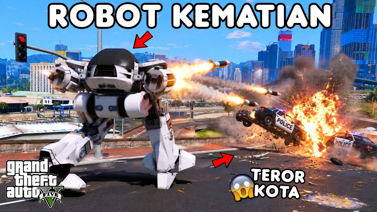 TEROR ROBOT KOTA - GTA 5 ROLEPLAY