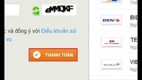 HƯỚNG DẪN CỔNG THANH TOÁN TRỰC TUYẾN#Tranthanh