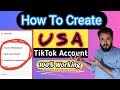 How to create usa tiktok account in pakistan  creativity program beta