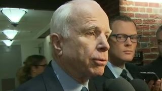 McCain: Let the legislative process go forward