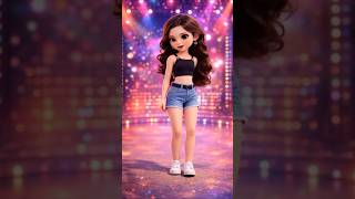 Cute AI girl dance in a Hind Song 💃💥 | AI video #fyp #foryou #childrensongs