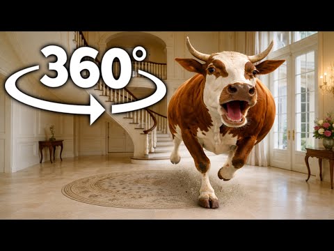 Cow Inside the House (360° VR Experience)