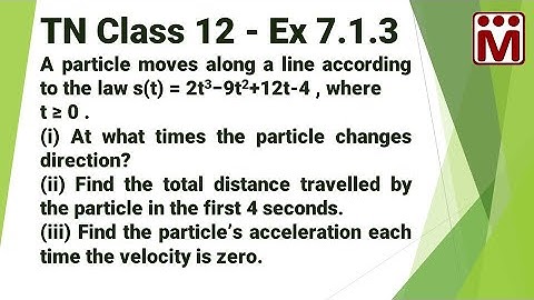 Ex 7.1.3 | Applications of Differential Calculus | TN 12th Maths