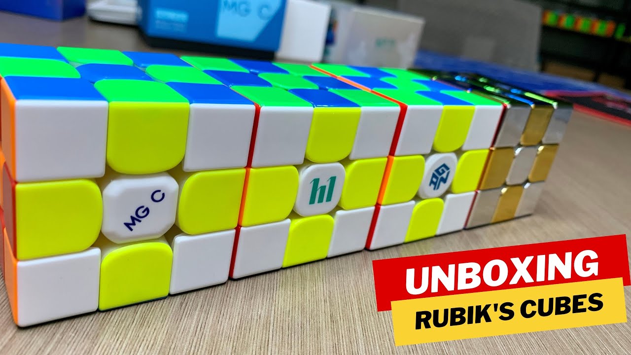 NEW GAN13 M MagLev Fx / YS3M Ball-Core UV / YJ MGC EVO II 3X3 / UNBOXING