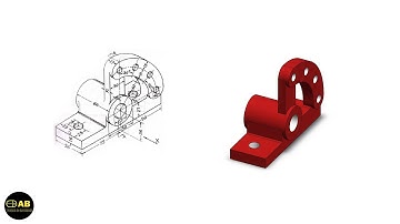 Rod Control Bracket in SolidWorks | SolidWorks Tutorial | Part Design | Part No.#92