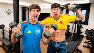 CONSTRUYENDO un GIMNASIO en el SALÓN de mi CASA