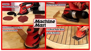 Clarke Orbital 3-in-1 Multi Sander, Hook & Loop + Clip-on  - 230V - CMS200