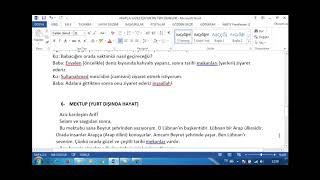 Emet Yunus Emre İho METİN TERCÜMELERİ İLK 7