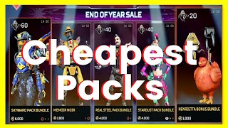 Cheapest End Of Year Sale Pack Bundles | Apex Legends 2021