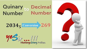 Conversion of quinary numbers to decimal numbers