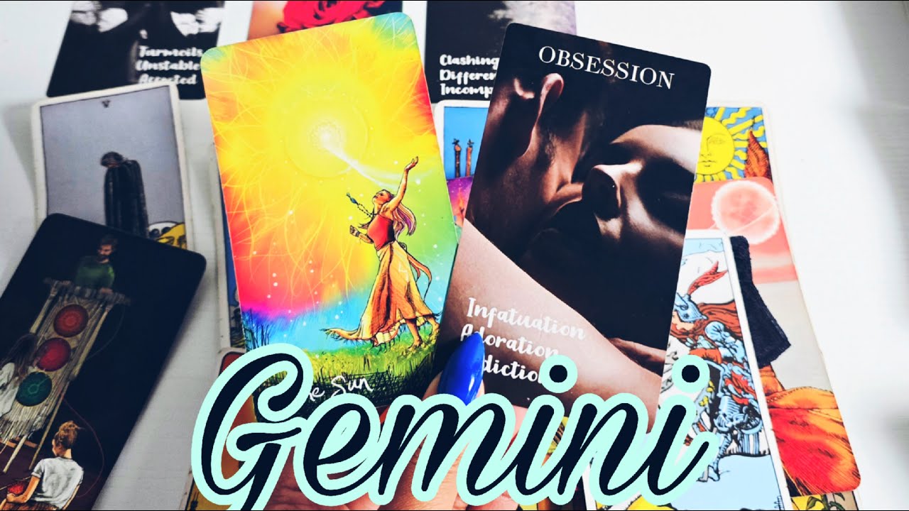 GEMINI♊THEIR OBSESSION IS GETTING HARDER TO HIDE😩 #tarot #gemini