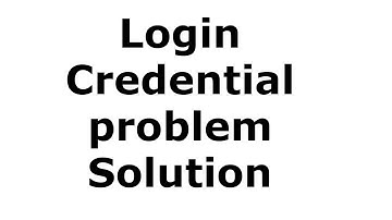 How to fix login credential problem on play console account