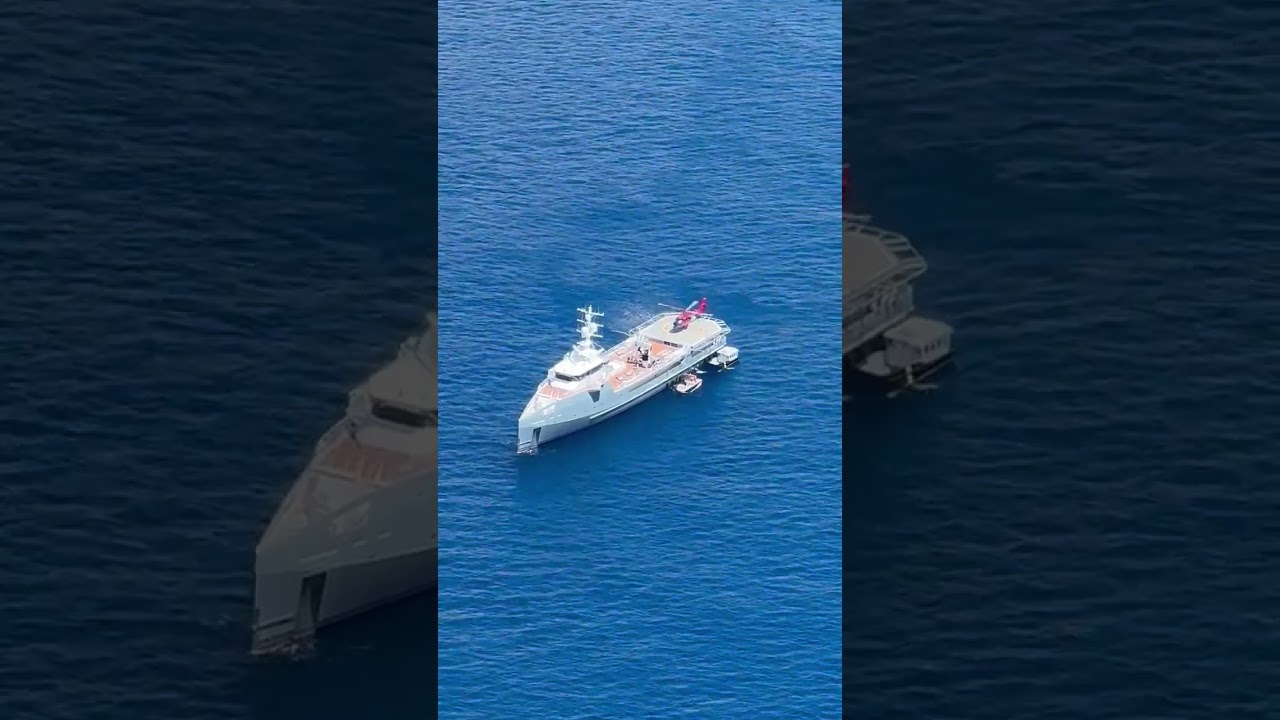 Facebook's Mark Zuckerberg superyacht and helicopter
