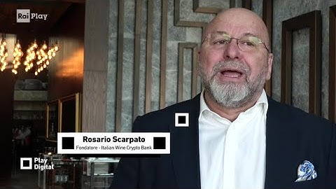 Italian Wine Crypto Bank on RAI (Italian public TV Channel)