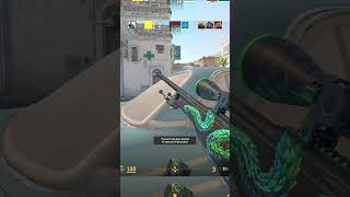Lost the AWP 3K… Won the Game with a Glock Trickshot 🤯 #counterstrike2 #csgo #cs2 #gaming #clutch