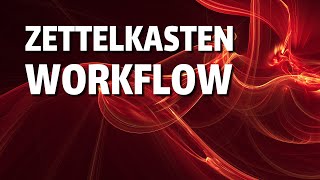 Zettelkasten workflow in my note-taking app Flowtelic