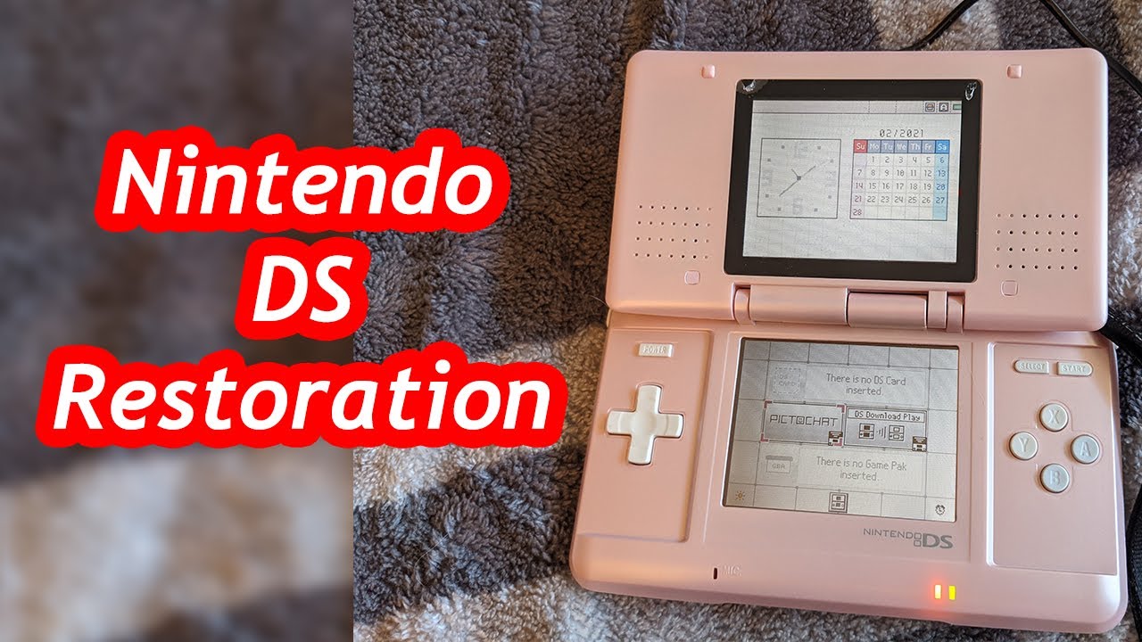 Original DS Restoration - Silver to Candy Pink! - YouTube