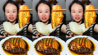 ASMR Eating Braised Pork Belly With Dumplings Cake, Eat Spicy Noodles Soups Mukbang 😋🍲 #food #asmr