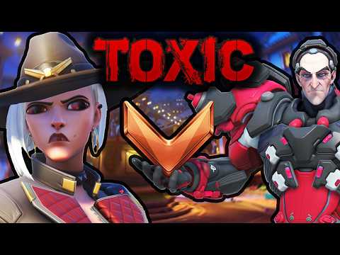 Overwatch Toxic Trolling In Ranked!? | Overwatch 2 Competitive Toxicity