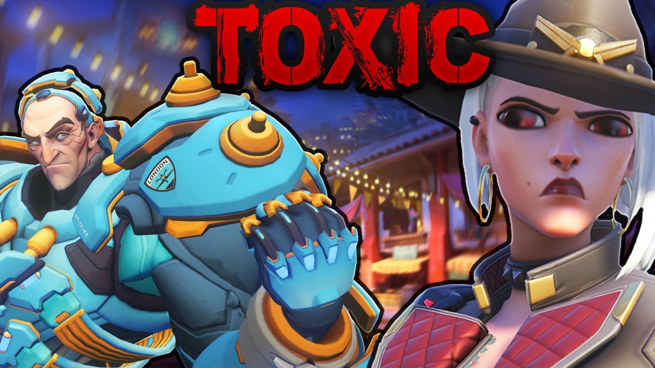Overwatch Toxic Trolling In Ranked!? | Overwatch 2 Competitive Toxicity
