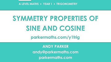 Y1 Trigonometry » 5.1 Symmetry Properties of Sine and Cosine » Key Facts (A-Level Maths)