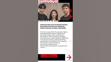 #KimYooJung Shuts Down Dating Rumors With Kim Do Hoon as Dear X Nears Global Premiere