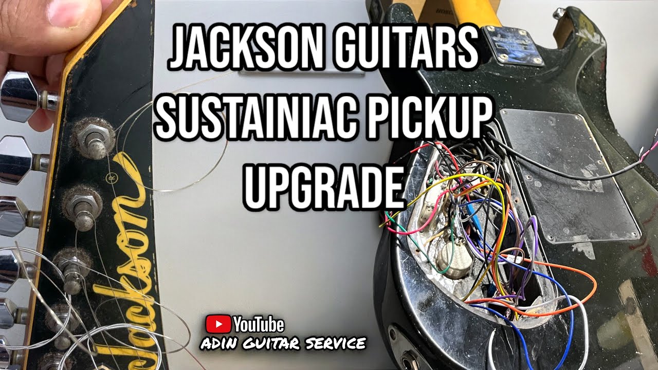 Jackson guitars with sustainiac pickup upgrade YouTube