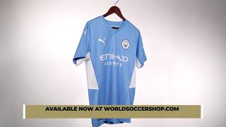 Unboxing the Manchester City 2021/2022 Home Jersey - YouTube
