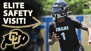 🚨 Coach Prime Lands MASSIVE Visit from TOP ATH Gabriel Jenkins, 11th Overall Safety | CU Recruiting