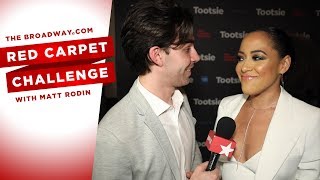 RED CARPET CHALLENGE: TOOTSIE with Santino Fontana, Kristin Chenoweth, Lilli Cooper and more!