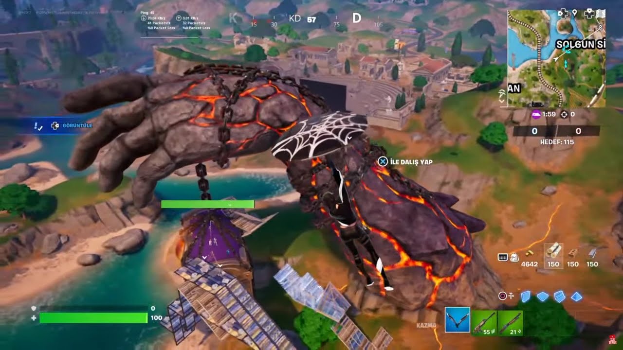 Titan Hand Rising Event Titan'ın Eli Geliyor mu? Fortnite Titan Hand Event - YouTube