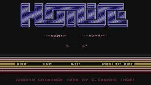 8bit cracktro on commodore 64 - group HOTLINE [HTL]
