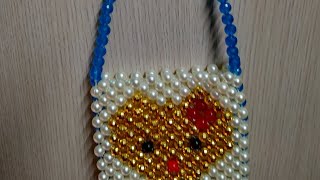 Beaded Craft Bag|| Beaded Tutorial|| Beads Work|| Moti craft Idea
