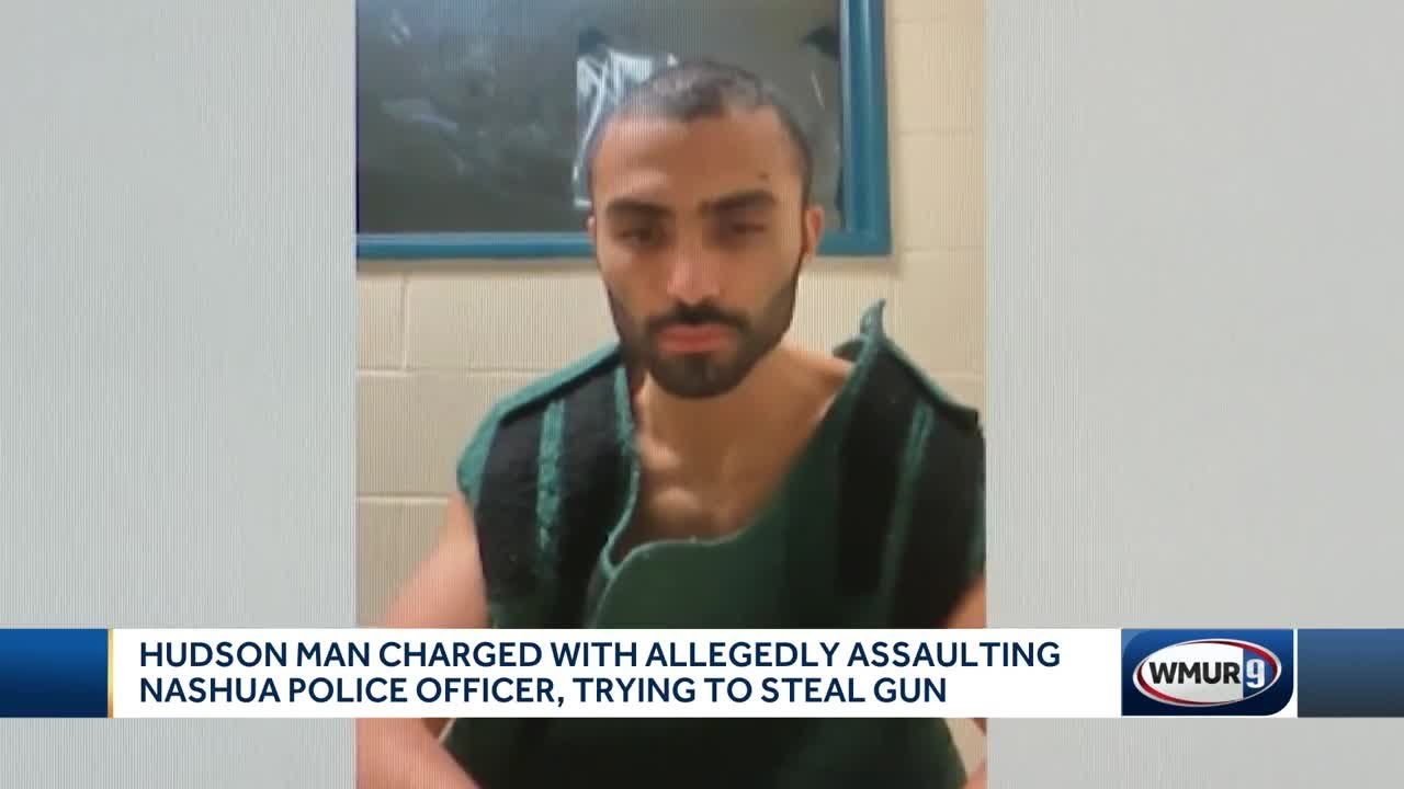 Hudson man accused of assaulting Nashua police officer - YouTube