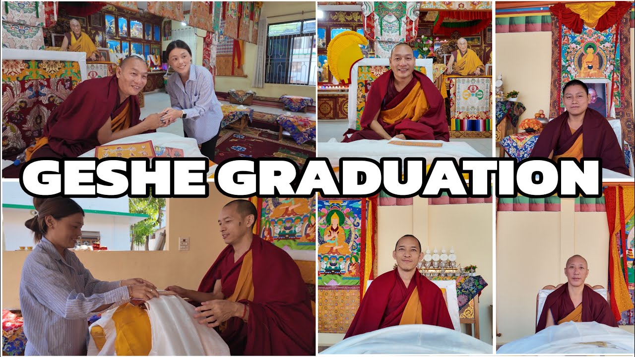 GESHE GRADUATION CEREMONY | DREPUNG NYAGRE | MUNDGOD | DEAR CHANNEL | TIBETANYOUTUBER
