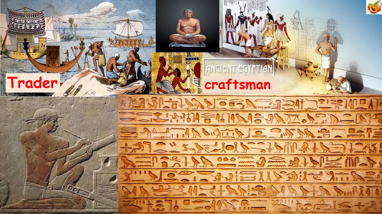 Jobs In Ancient Egypt Doctor Craftsman Trader Scribe Hieroglyphs