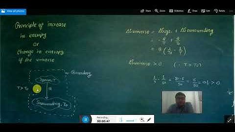 increase in entropy- ET- GTU- 2131905