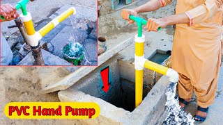 PVC hand water pump making process #diy