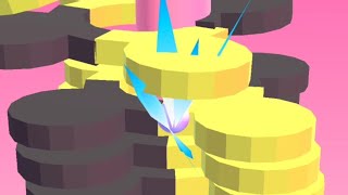 Helix Stack Jump Game Level 10 11 12.....................20 @cuteanimal363 screenshot 5