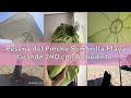 Reseña del Pincho Sombrilla Playa Grande 240 cm, Antiviento hasta 35km/h, Protección UV 50, Material