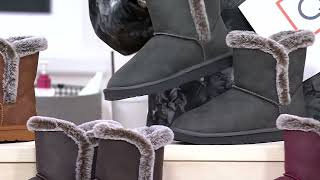 Lamo Faux-Fur Lined Mini Winter Boot -Vera on QVC