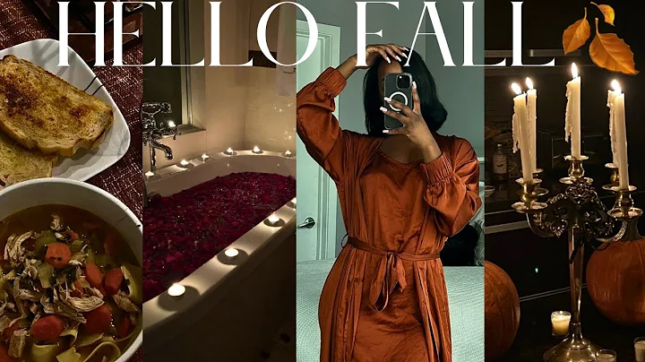 GETTING COZY FOR FALL🕯️🍂| SELFCARE NIGHT ROUTINE, HOMEMADE SOUP & APPLECIDER, LIVING A SOFT LIFE..