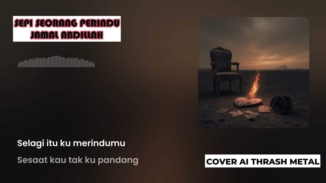 Sepi Seorang Perindu  Jamal Abdillah / COVER AI THRASH METAL 