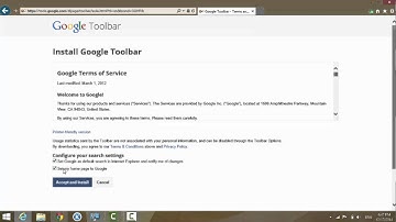 How to Install Google Toolbar on Internet Explorer