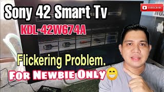 How to repair a Smart tv flickering display.