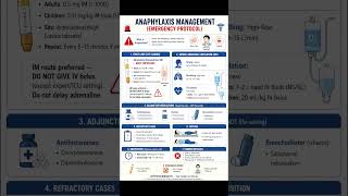 Anaphylaxis Management: Emergency Protocol You Must Know 🚨 #@PhysicianInsights #viral #youtube
