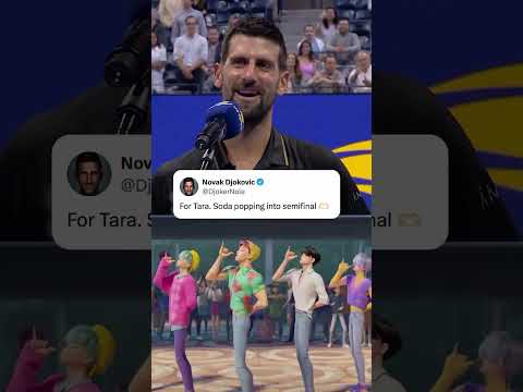 Novak Djokovic dedicated his postmatch K-Pop Demon Hunters dance to his daughter Tara ❤️